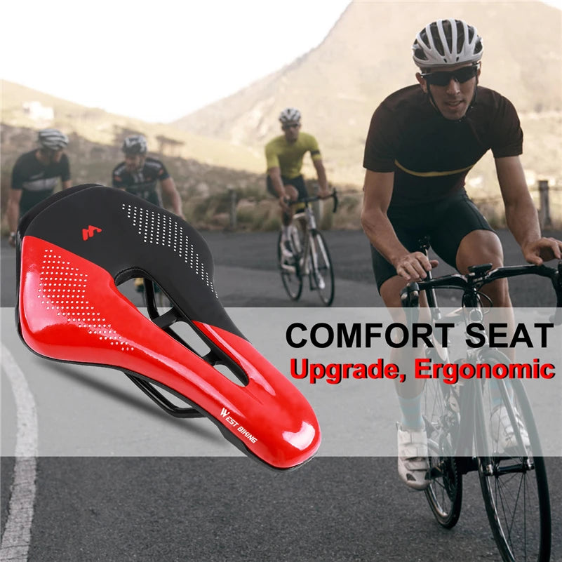 Pain-Free Ergonomic Bike Seat – Gel Cushion & Breathable Design