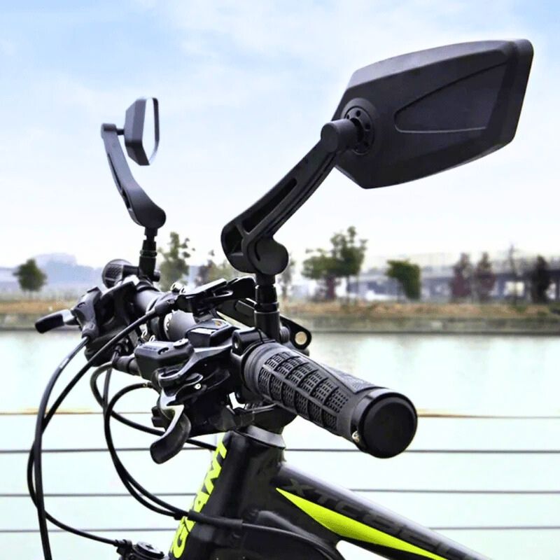 Adjustable Bike Mirror – Wide-Angle Rear View for Safe Cycling - 1 Pair
