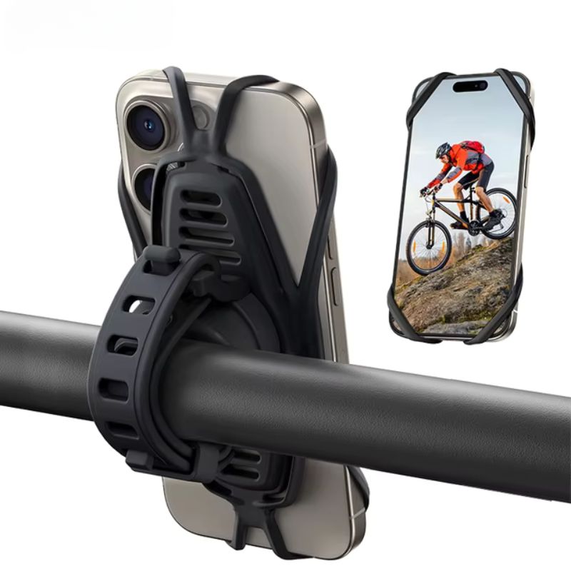 Secure locking system for phone holder on bike – anti-slip, firm hold