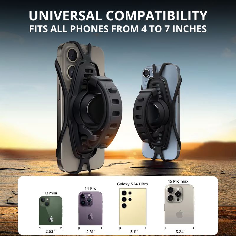 hone holder for all smartphones (4 to 7 inches) – universal and stable