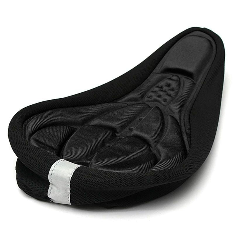 bike seat pad with breathable surface