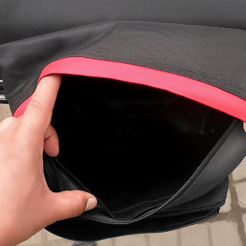 Fast strap system for easy pannier installation