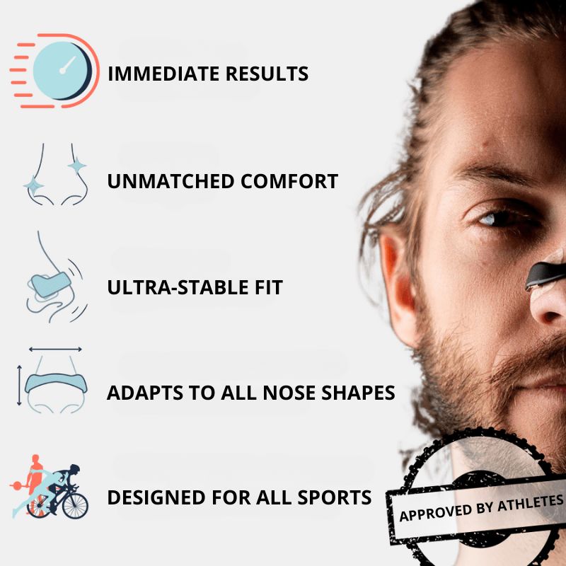 Infographic explaining endurance benefits of oxygen boost