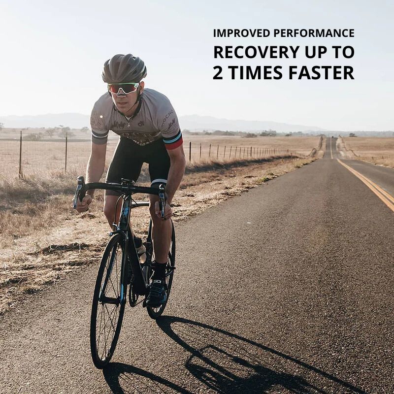 Infographic explaining endurance benefits of oxygen boost