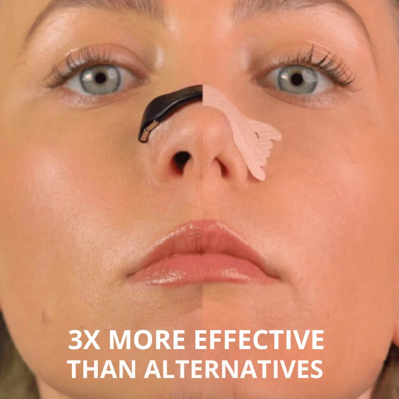 Kit contents with magnetic strips and nasal patches