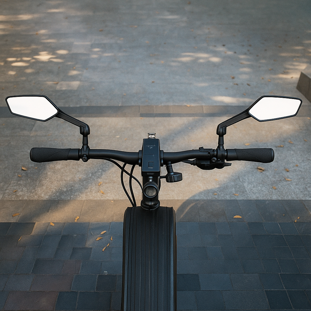 Adjustable Bike Mirror – Wide-Angle Rear View for Safe Cycling - 1 Pair