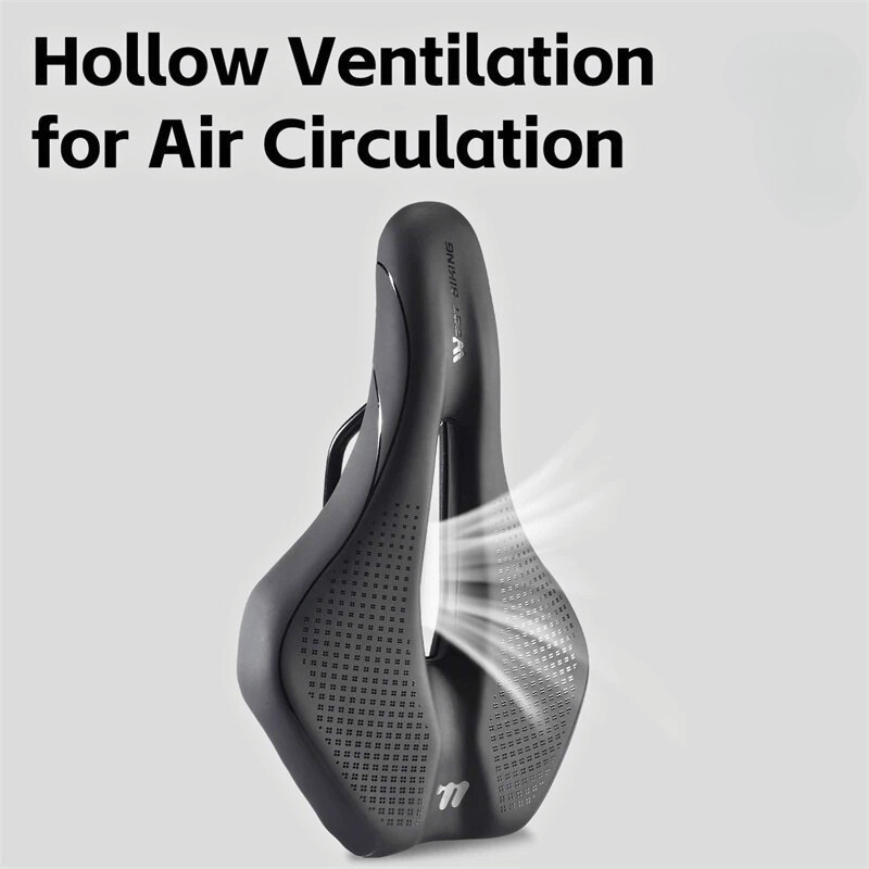 Soft gel padding and spring shock absorber visible from below