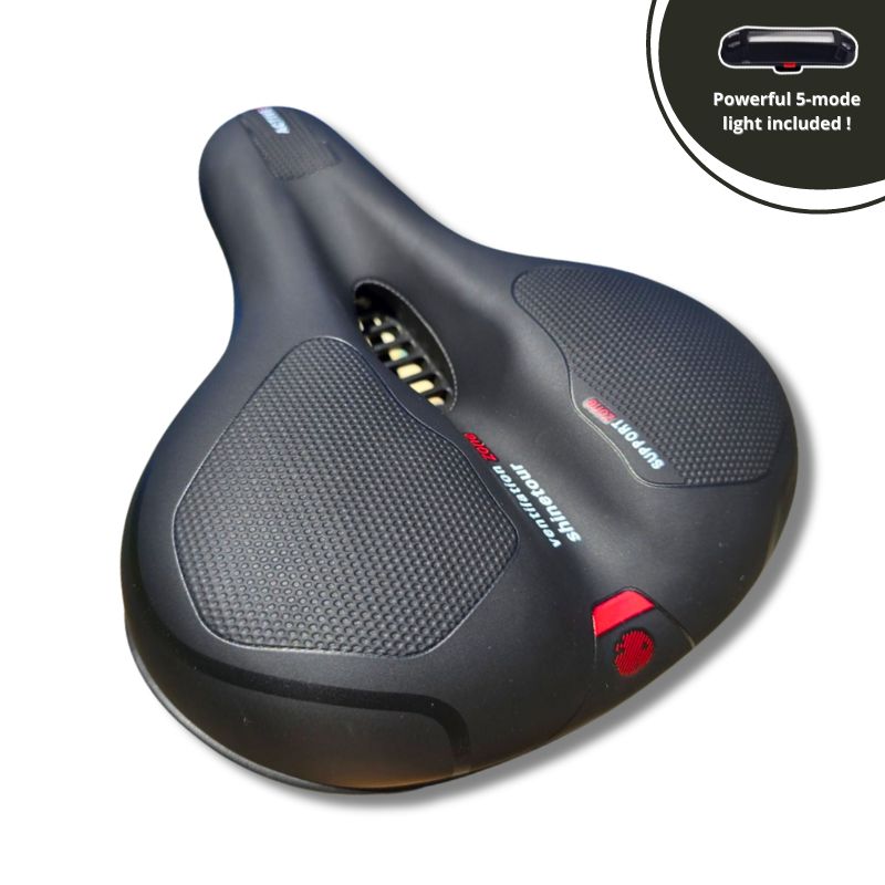 ULTRA COMFORT SADDLE : RIDE PAIN-FREE, STAY COOL