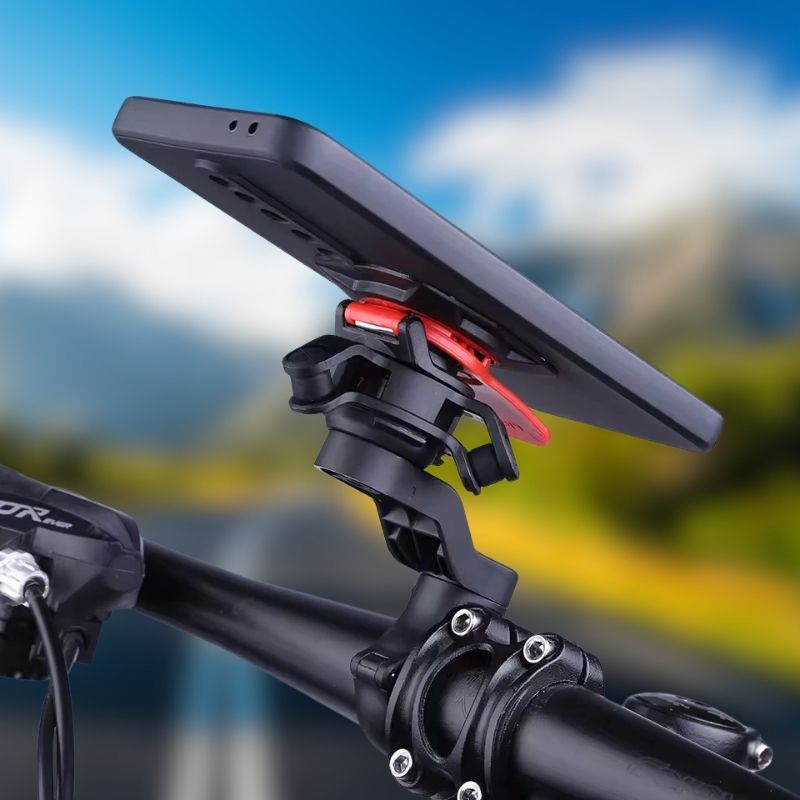 Shock‑Proof Bike Phone Holder – Secure, Quick‑Lock, Universal Fit