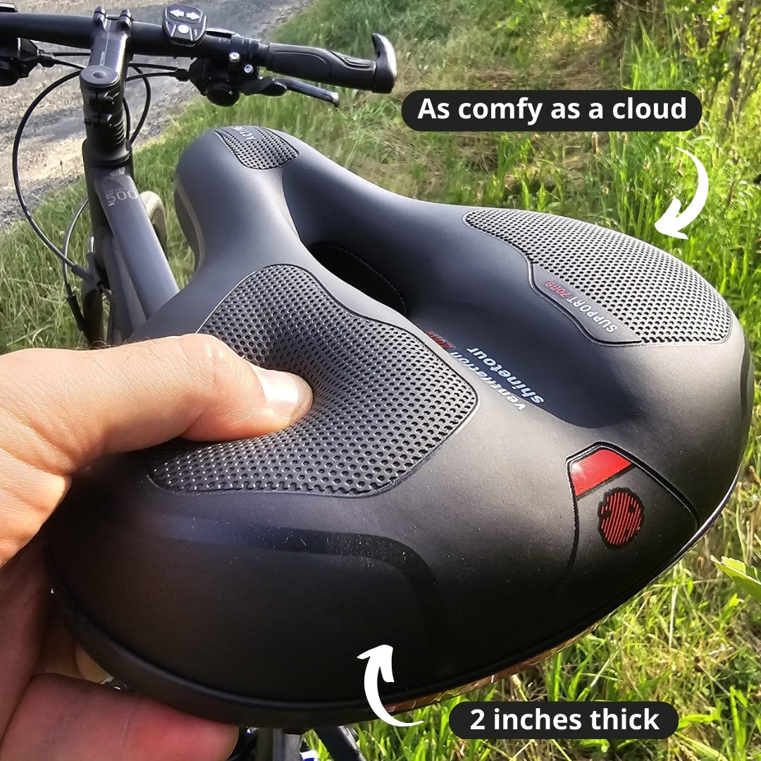 ULTRA COMFORT SADDLE : RIDE PAIN-FREE, STAY COOL