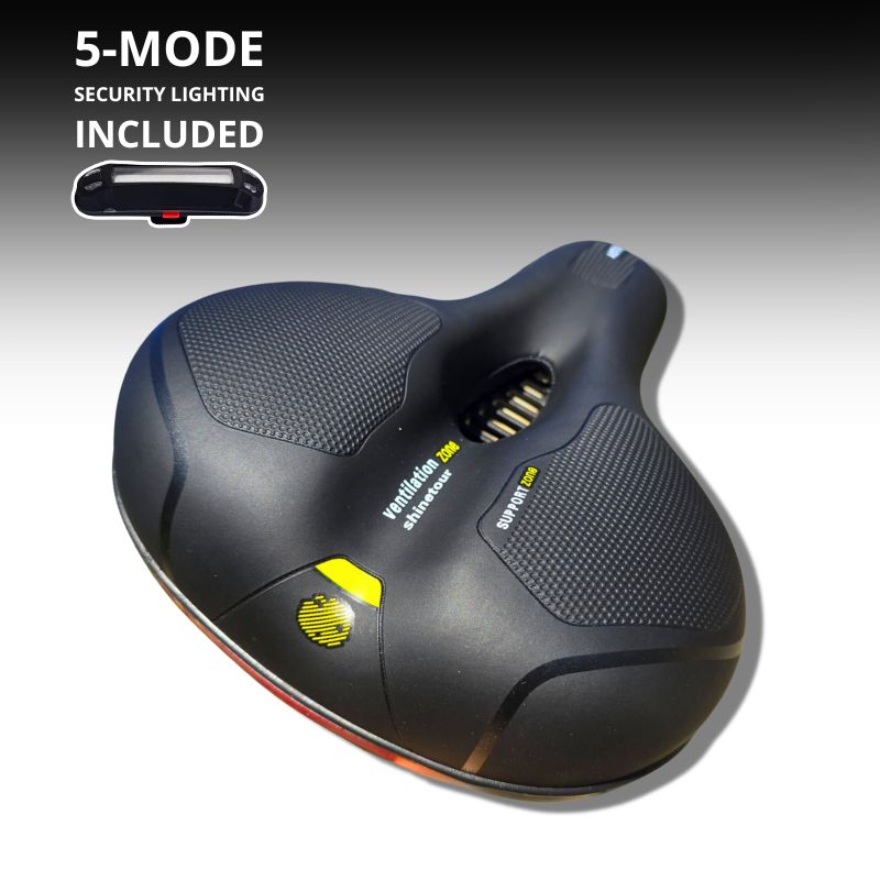 ULTRA COMFORT SADDLE : RIDE PAIN-FREE, STAY COOL