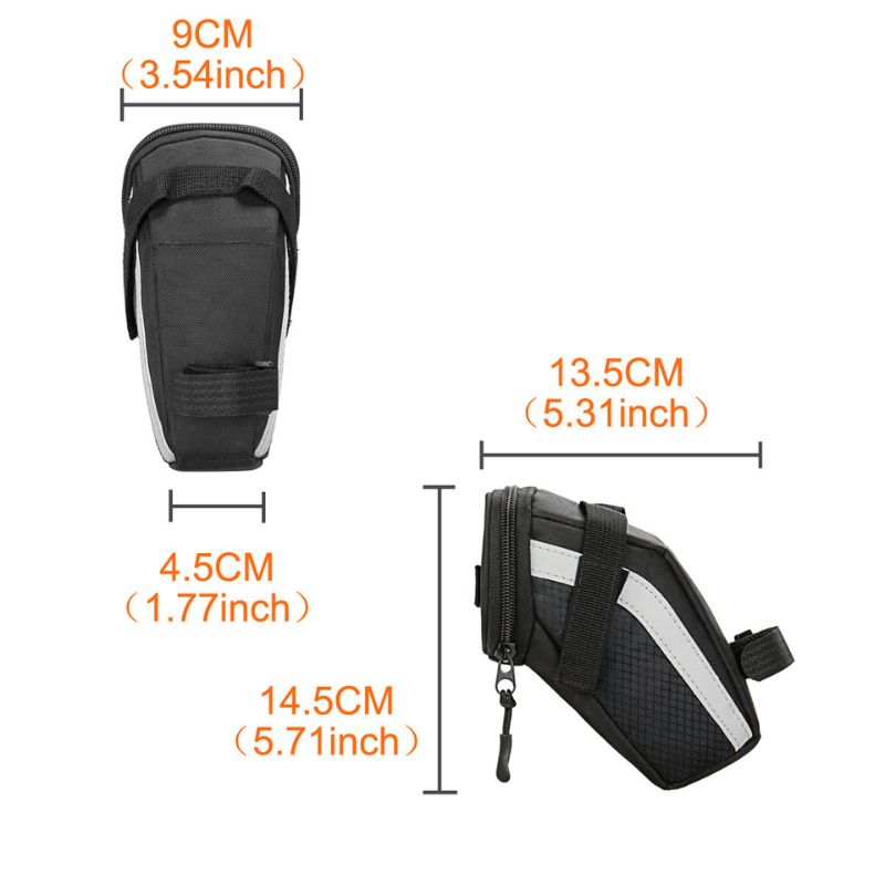 LIGHTWEIGHT BICYCLE SADDLE BAG