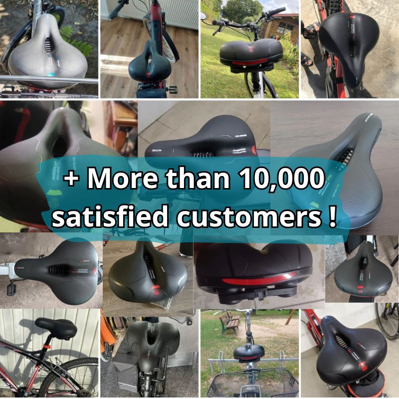 ULTRA COMFORT SADDLE : RIDE PAIN-FREE, STAY COOL